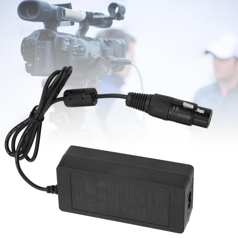 4 Core XLR Connector Adapter DC12V 3A Power Supply Charger for Camcorder Monitor Equipment( )