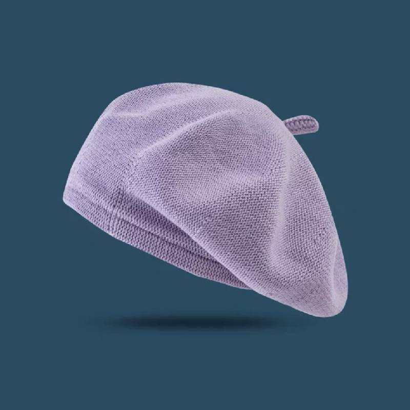 Cotton Beret Hat For Winter With Sun Protection And Breathability Perfect For Casual Wear
