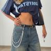 High-grade Imitation Pearl Waist Chain Pants Chain Men and Women Waist Jewelry Diamond Jeans Pendant Jewelry Rhinestone Body Chain 1
