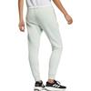 Adidas Solid Color Elastic Waistband Logo Embroidered Jogger Pants Women Bottoms Light-Green IB2750