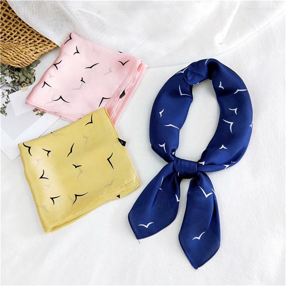 Moda Decoração Cachecol Faixa de Cabelo Laço de Cabelo 70 Pequeno Cachecol Quadrado Cachecol de Seda Feminino Primavera E Outono Versátil Cachecol Pequeno Cachecol Profissional
