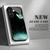 Beautiful Butterfly Tempered Glass Phone Case Suitable for Samsung Galaxy S26 S25 S24 S22 S21 S20 FE/Ultra/Plus Anti Drop