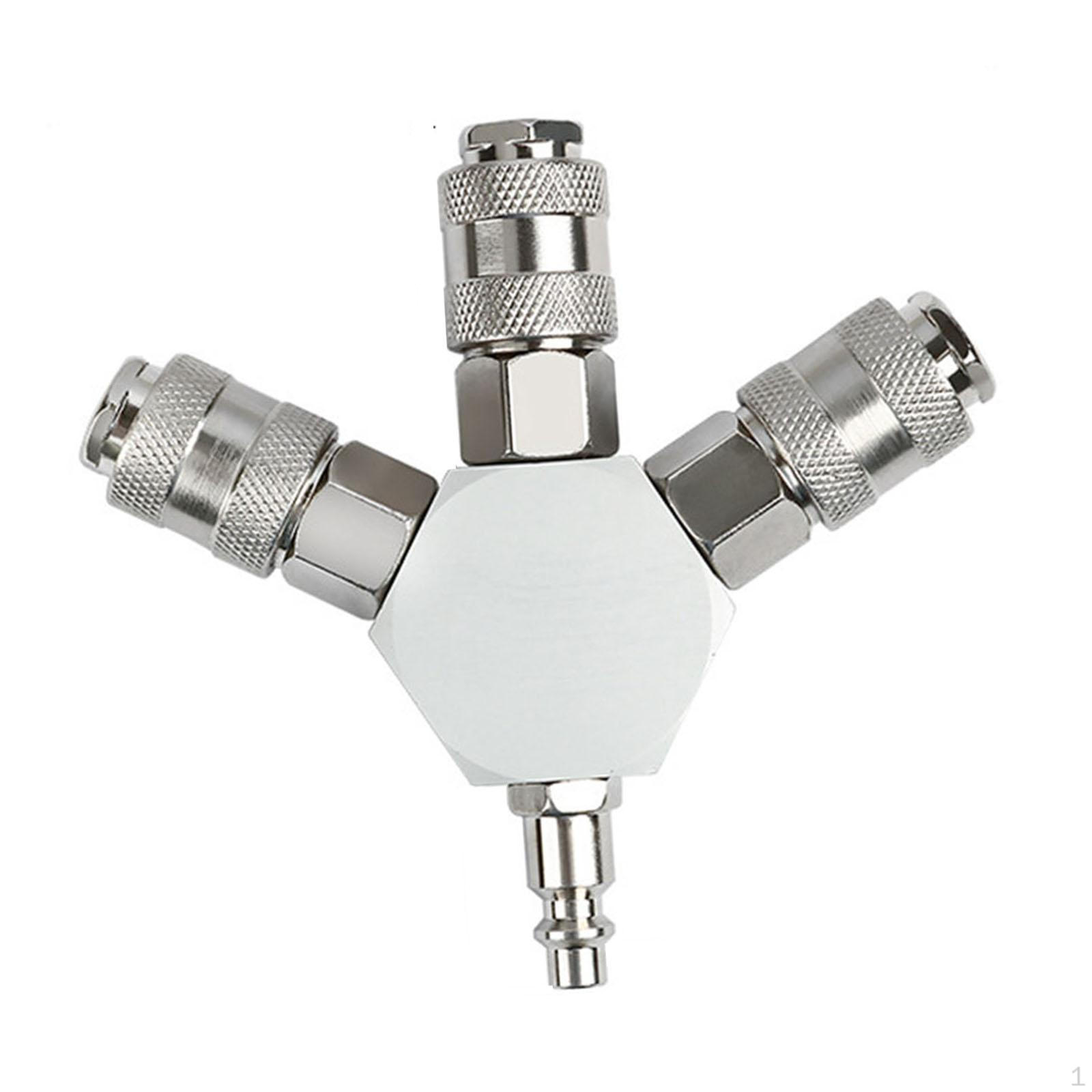 

3-ходовий фітинг для повітряного шланга, металевий швидкоз’єднувальний з’єднувач із стійкістю до високого тиску