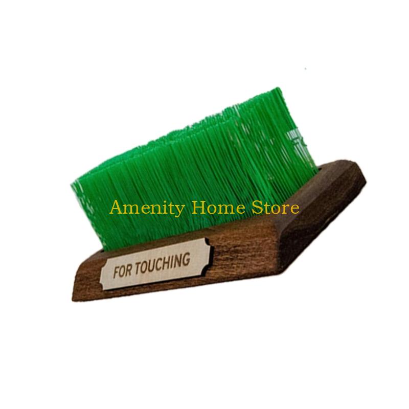 F26C 3D Printed Touch Grass Artificial Grass Ornament 3D Fake Plant Fidgety Toy Desktop Decoration for Home Office Decorations
