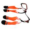 Dog Suspender Boots Breathable   Touch Fastener Water Proof Dog Shoes Paws Protector for Outdoor Walking Orange