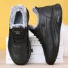 Winter Men's Velvet Thickened Warm Sports Cotton Shoes Middle-Aged And Elderly Dad Comfortable Slip-On Walking Shoes