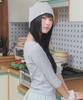 Kiibi Cozy Stripe Reversible Beanie Sky Blue