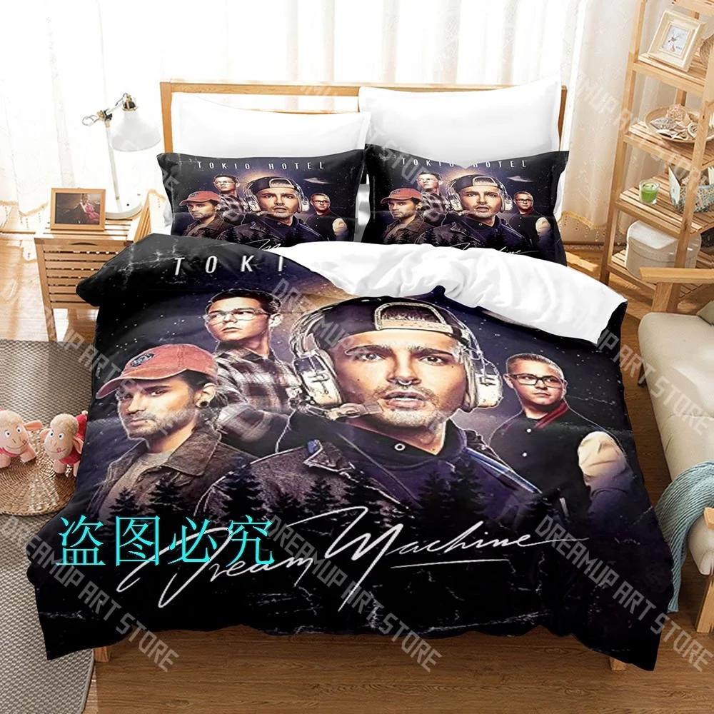 3D Print Tokio Hotel Album Bedding Set Single Twin Full Queen King Size Bed Set Adult Kid Bedroom Duvetcover Sets