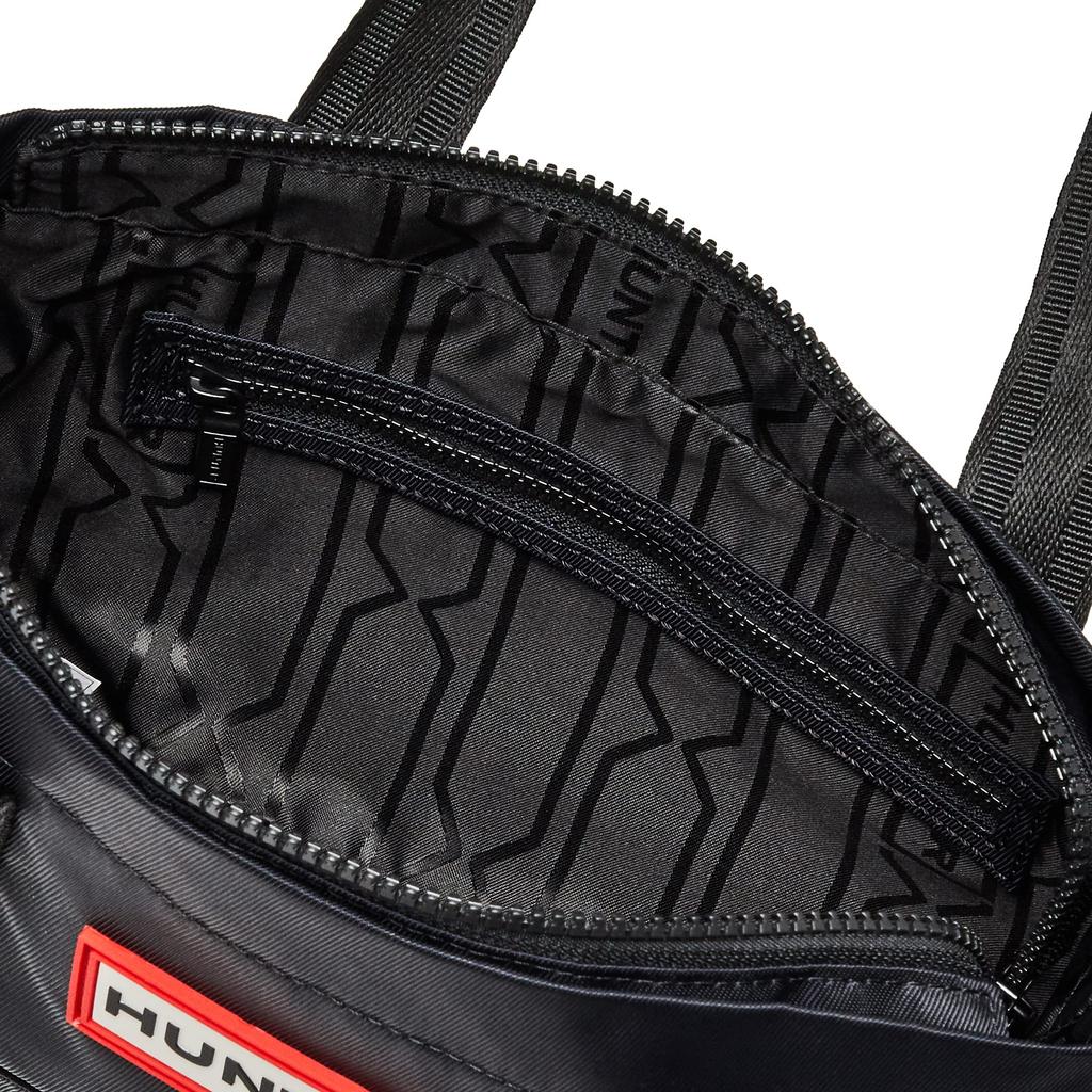 Hunter Damen Mini-Tote-Tasche mit oberem Griff aus Nylon, Schwarz, Größe S (UBS1203KBM)