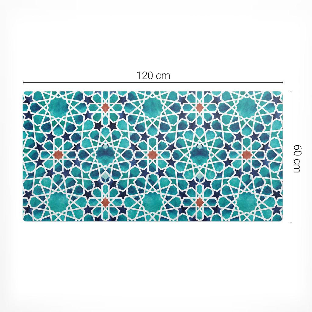 Non-slip Desk Mat for Office Geometric Pattern 120X60 Cm