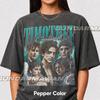 Maglietta Vintage Timothée Chalamet a Tempo Limitato, Regalo per Donna e Uomo Maglietta Unisex | Timnas FD