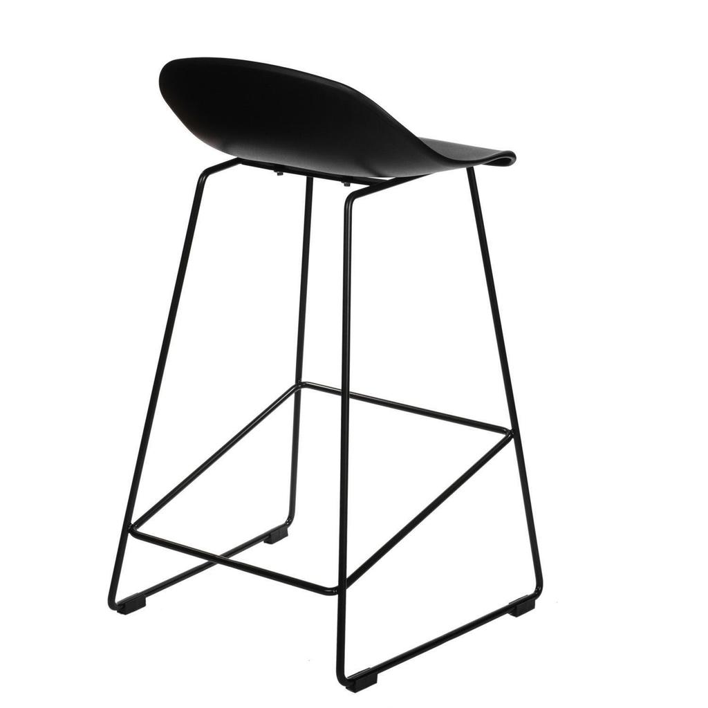 Molly BAR CHAIR black METAL modern