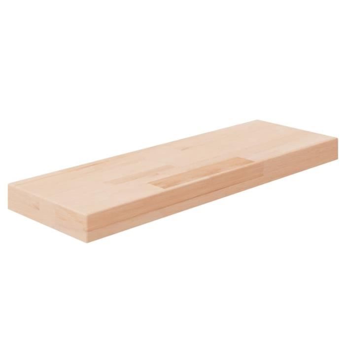 342949 vidaXL Panneau d'étagère 60x20x4 cm Bois de chêne massif non traité