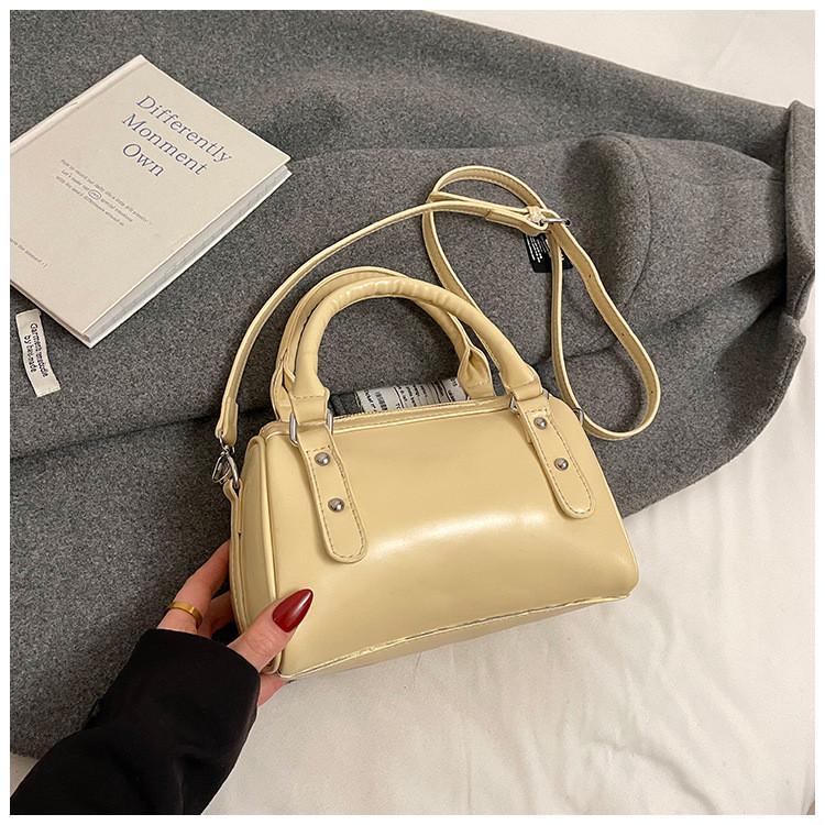 Ielgy Boston Bag Female Fashion Crossbody Portable Bowling Bag