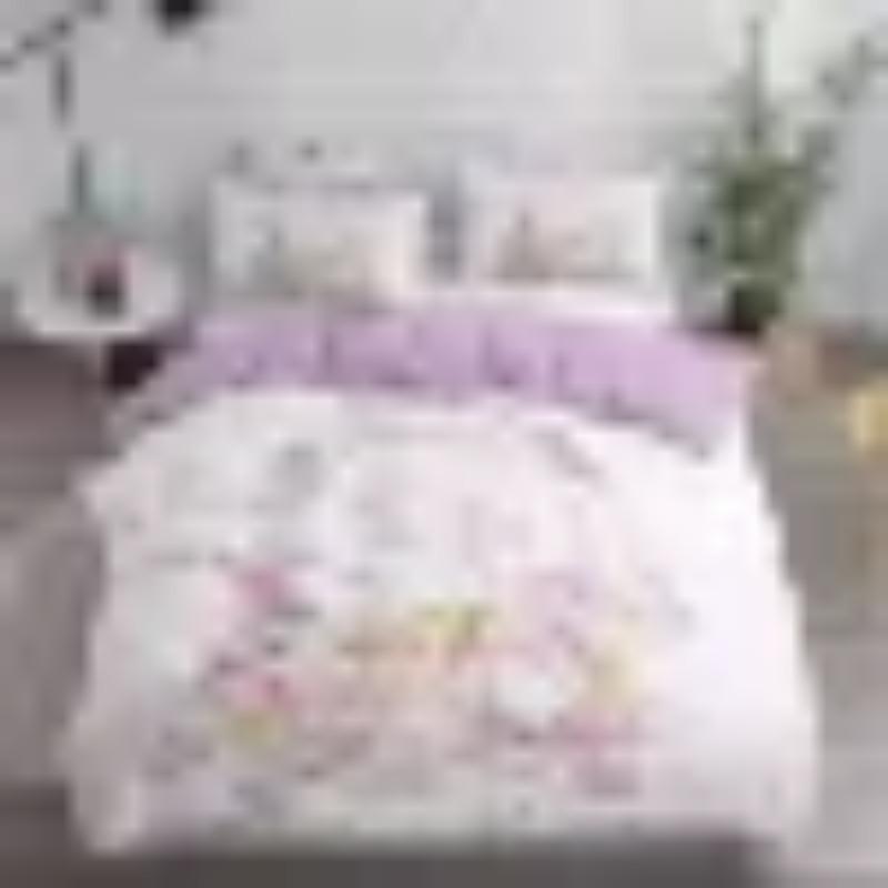 Heimtextil Teddybär Blumenmuster Bettwäscheset Einfache Tagesdecke Kissenbezug Heimtextil Kinder Erwachsene Schlafzimmer Dekoration