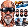 3D Face Printed Winter Mask Cover Full Coverage Funny Ski Mask New Ski Mask Hood  Costume Parties