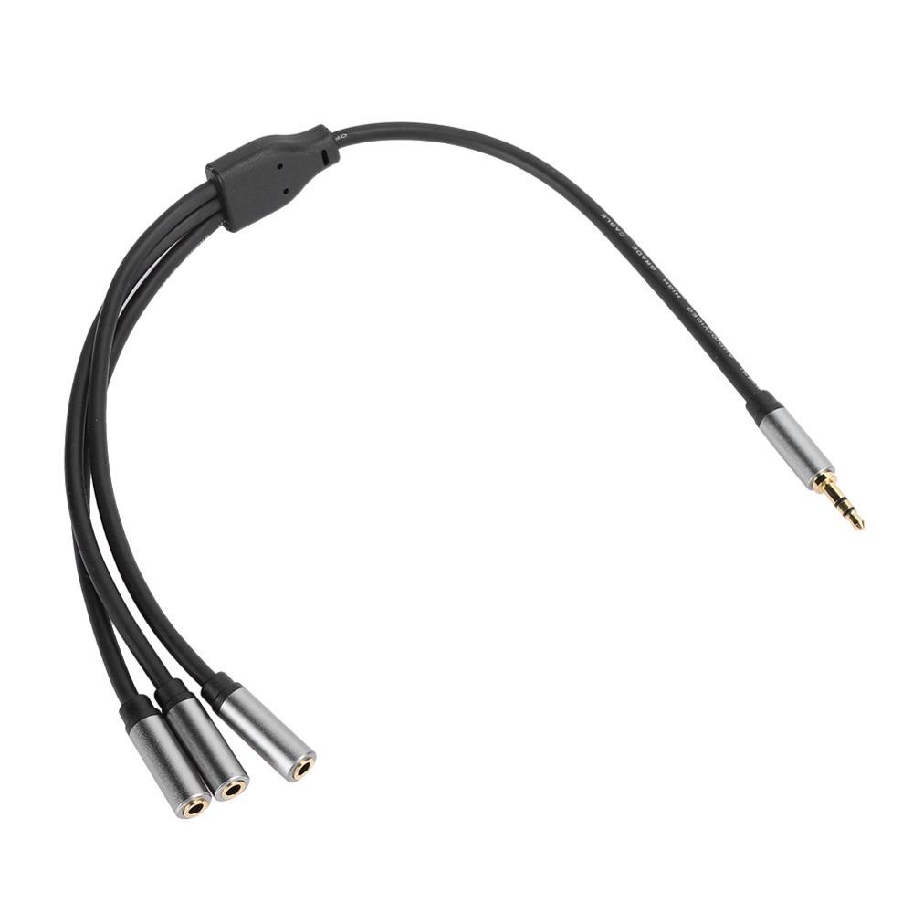 

1 Male to 3 Female Stereo 3 in 1 Audio Splitter Cable Aux Splitter Stereo Sharing Cable