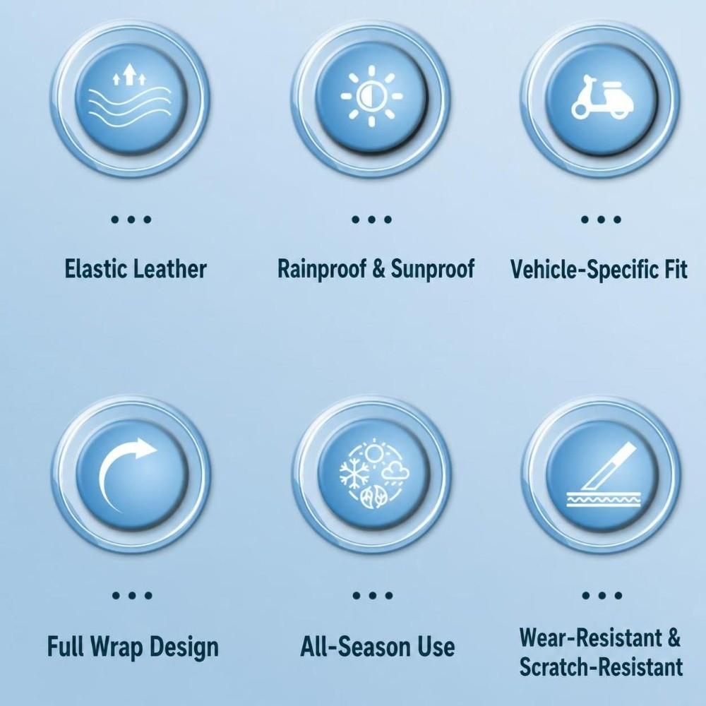 Waterproof Scooter Seat Cover Sunproof Electric Bike Seat Cover Seat Cushion Cover All Season