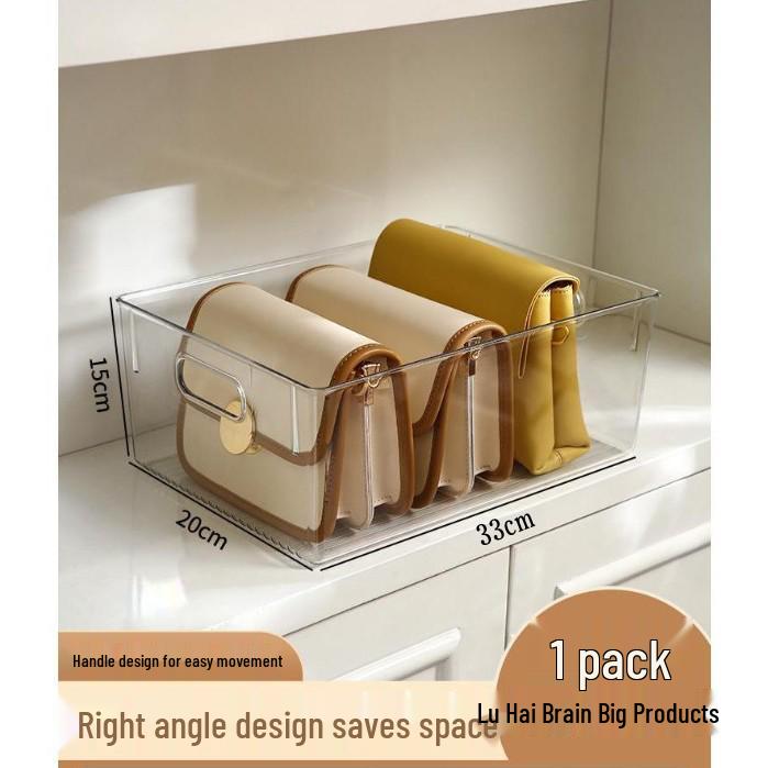Small Handbag Storage Rack Divider: Crossbody Bag Holder & Closet Organizer
