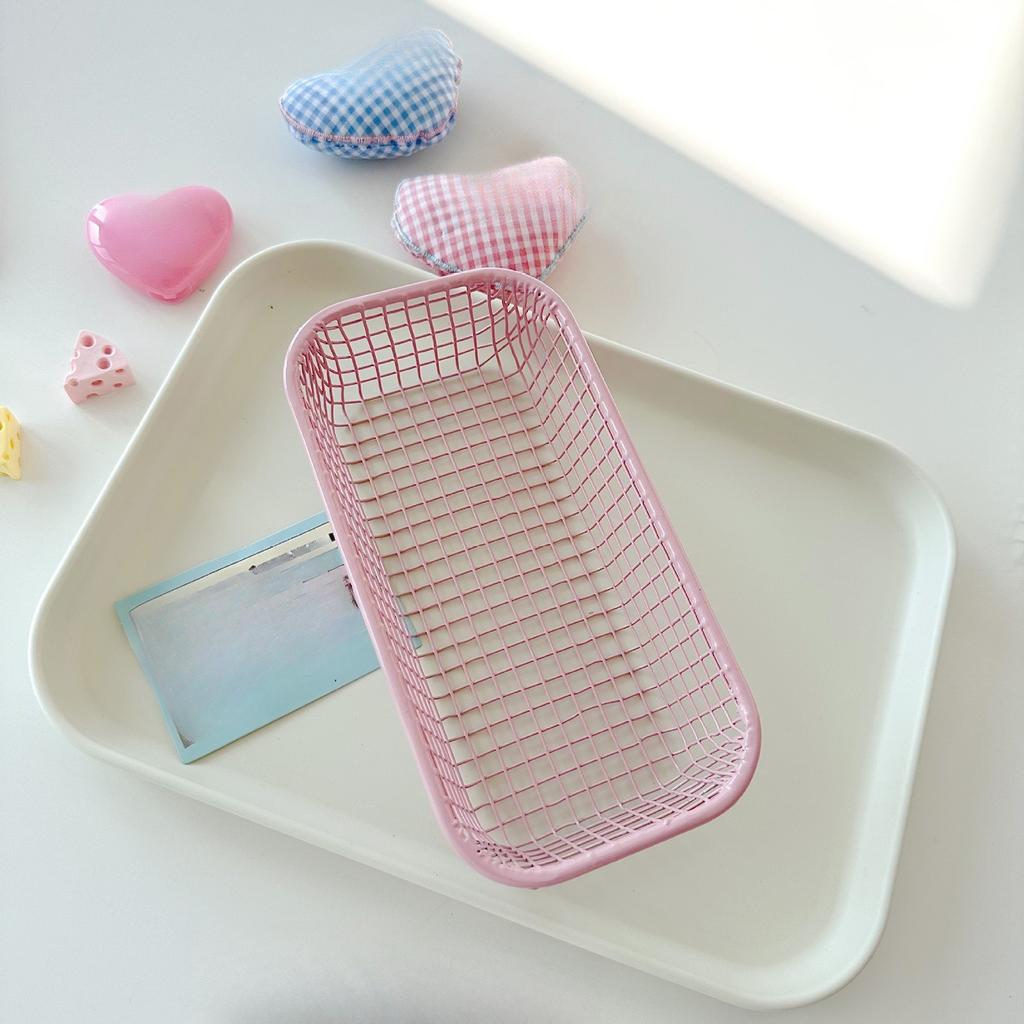 Tabletop Storage Basket - Office Supplies Storage Box for Home and Office Organizations, Office Storage | Decorative Storage