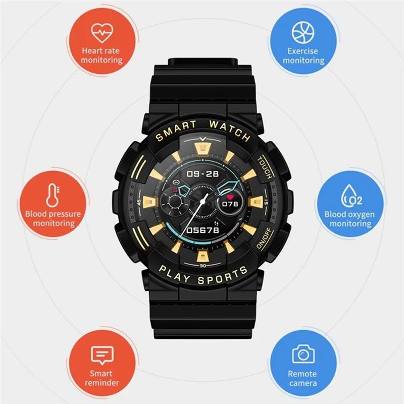 W50 Dynamic Heart Rate Sleep Monitoring Smart Watch Sports Bracelet for Ios/Android