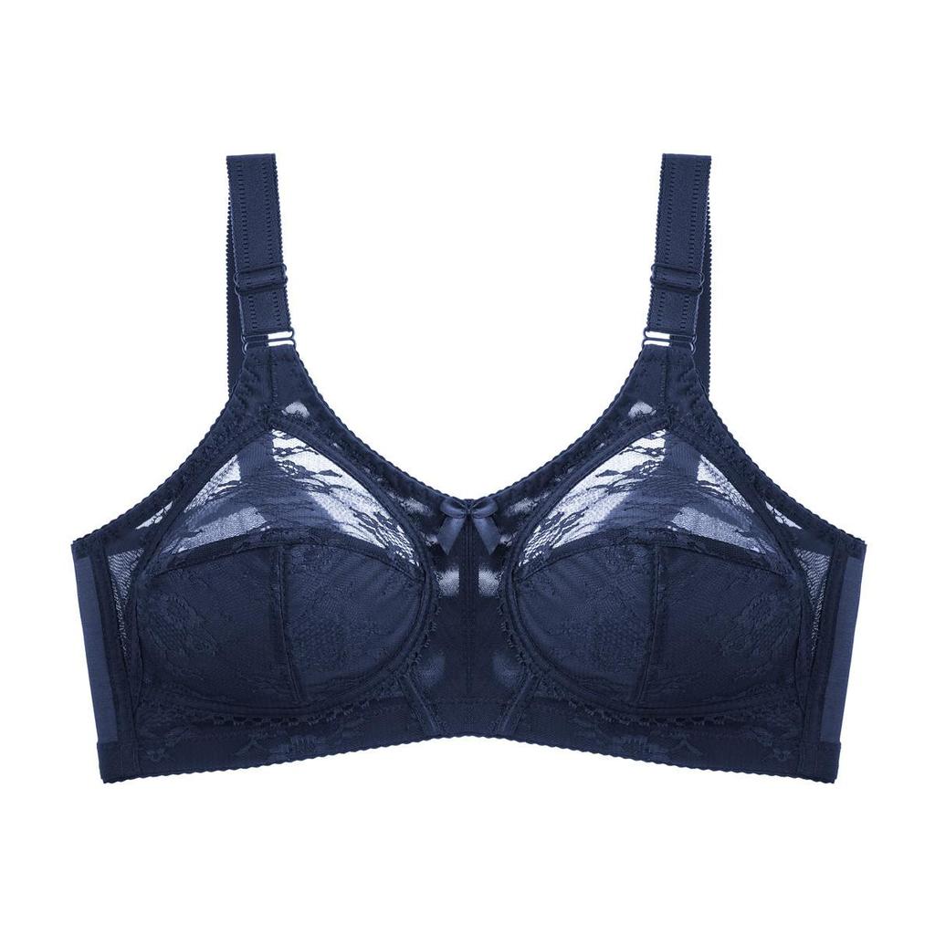 Full Cup Ultratenká velká podprsenka bez houbičky Transparentní sexy krajkové dámské spodní prádlo