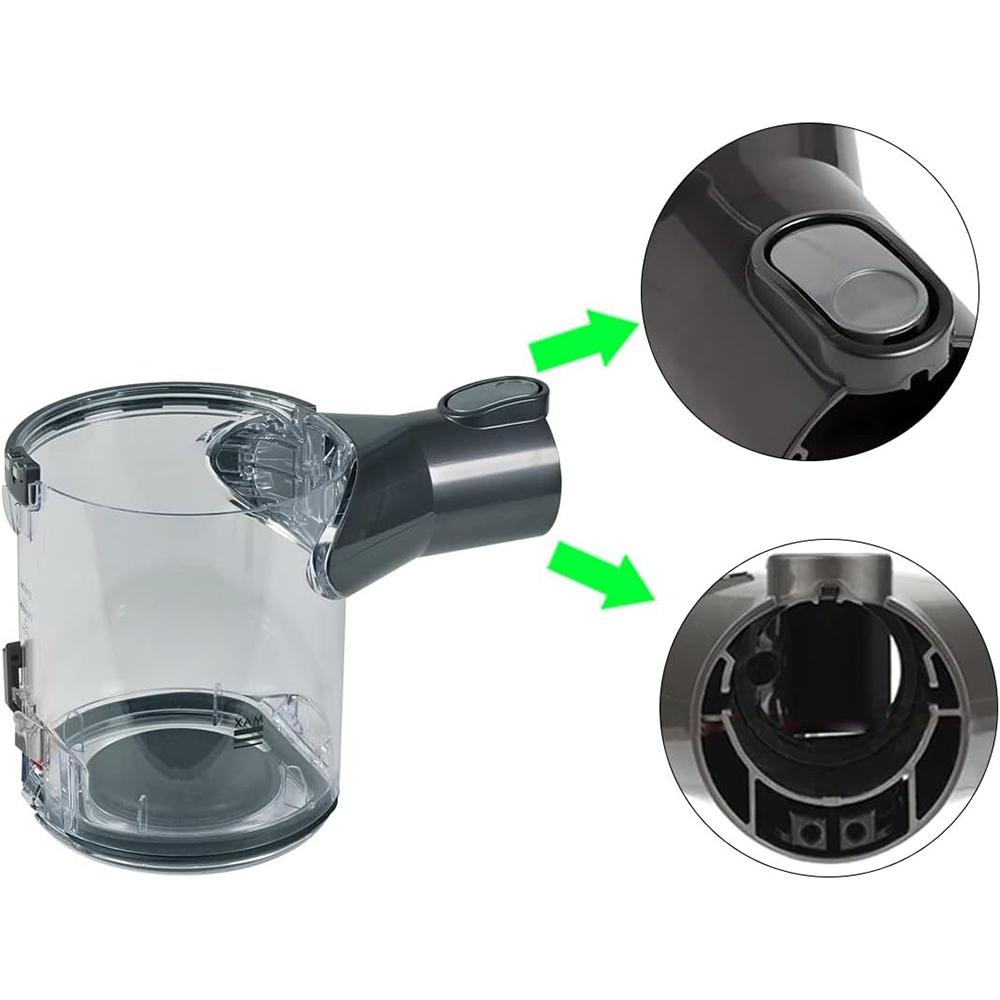 Dust Bin for Dyson V6 Animal DC58 DC59 DC61 DC62 SV03 HHo8 SV07 Vacuum Cleaner Replacement Parts