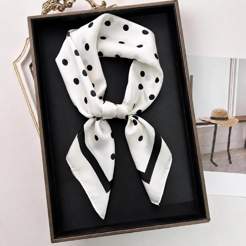 70x70cm Square Scarf Simulated Silk Headscarf Elegant Neck Scarf for Women