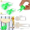 10Pcs Plastic Bird Food Holder for Parrots And Pets Fruit Forks Feeding Supplies Suitable for Cage Feeding Medium/Large Sizes