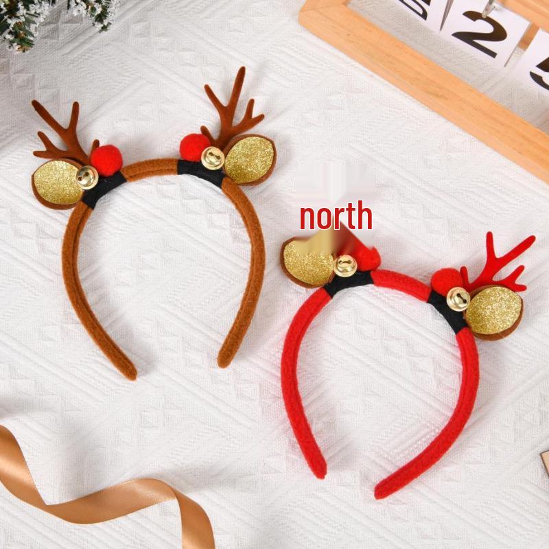 Mori Style Christmas Reindeer Antler Hair Clips & Headband - Cute Hair Accessories for Kids & Women