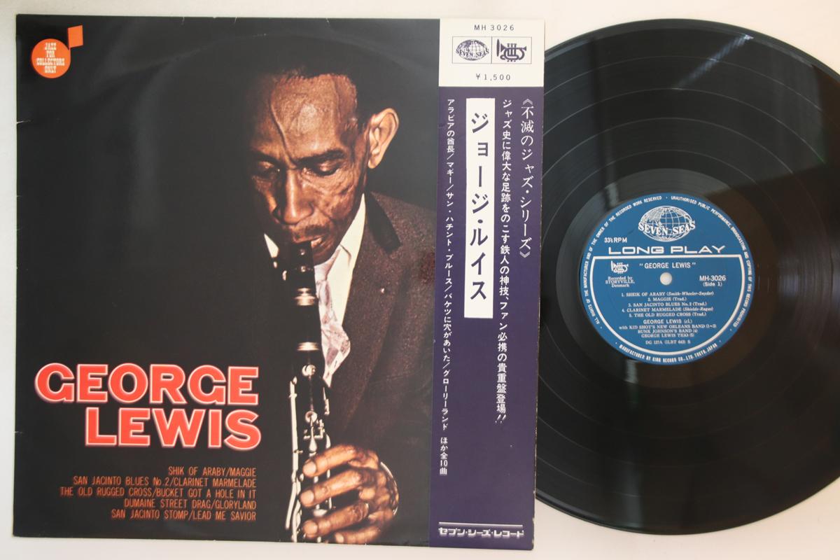 

LP Record GEORGE LEWIS - George Lewis MH3026 SEVEN SEAS Japan Obi Jazz Used