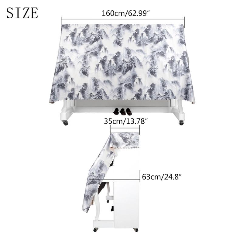 Soft Piano Keyboard Dust Cover, 88 Keys Protective Dust Cover Key Cover for Electronic Keyboard Digital Piano Dust Cover