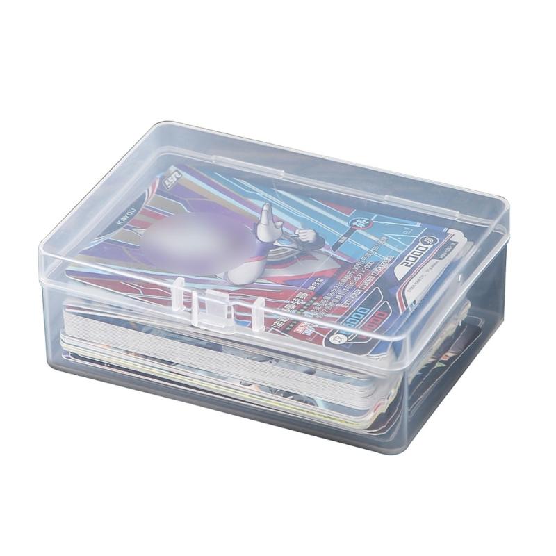 

Коробка для хранения игровых карт в виде аниме-фигурки, прозрачная органайзер-держатель, принадлежности для спальни, общежития, гостиной, коллекция X3UC чистый