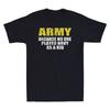 Army Because No One Played Navy As A Kid Funny Army Says Vintage Men's T-Shirt