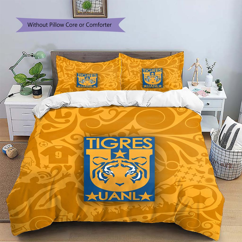 Club León  Pattern Bedding Quilt Set  Home Decoration  Gift (1 * duvet cover + 2 * pillowcase  without core)