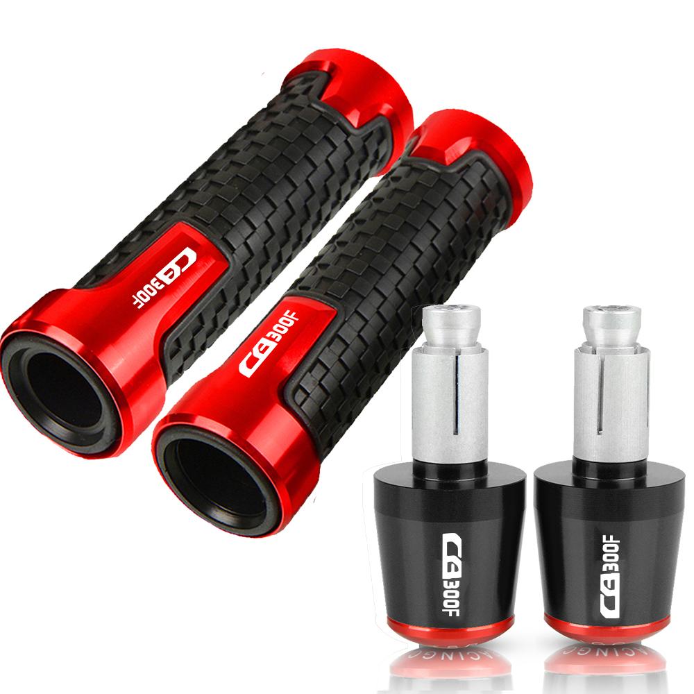For HONDA CB300F Motor Handlebar Grips Plug Slider Handle Bar Ends CB 300 F/ FA 2014- 2015 2016 2017 2018  