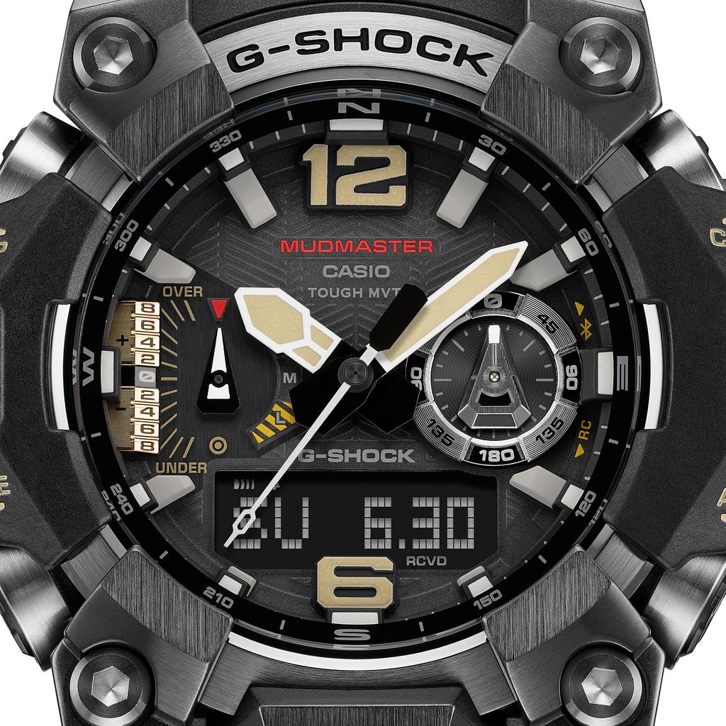 Casio G-SHOCK Men's Stainless Steel 200M Water Resistant Shock Resistant Quartz Watch GWG-B1000-1A