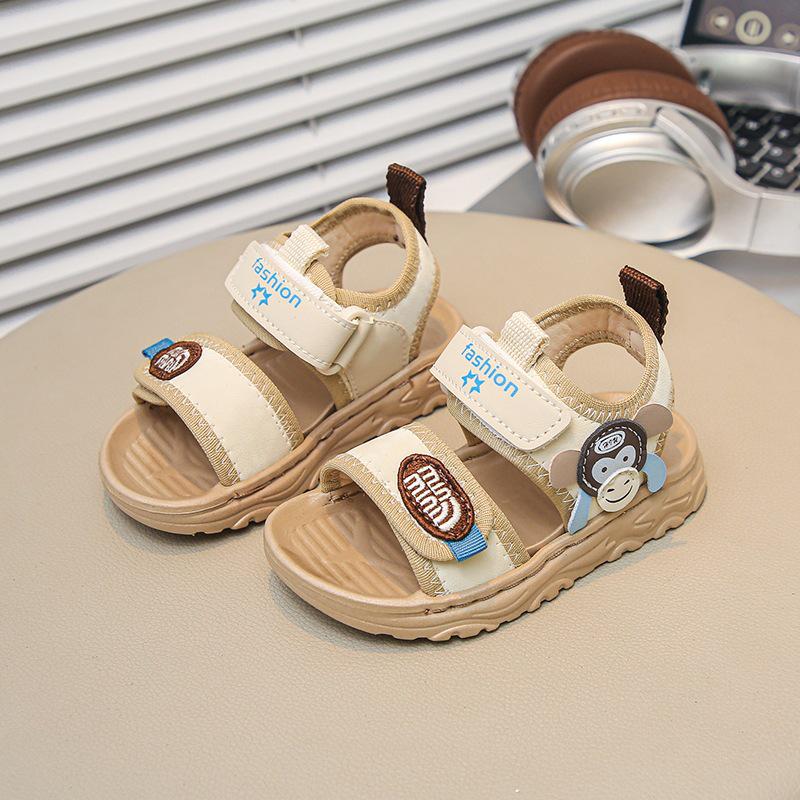Kids Velcro Cartoon Soft Sole Toddler Shoes - Summer Beach Sandals for Boys & Girls