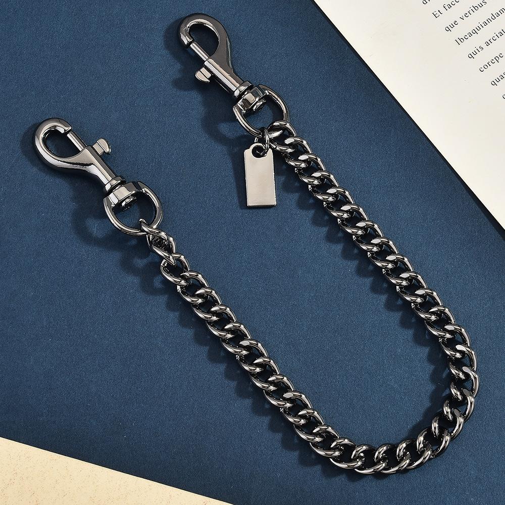 Metal Chain Bag Hanging Chain Simple Versatile Alloy Material Bag Decorative Chain Women'S Pendant Spot