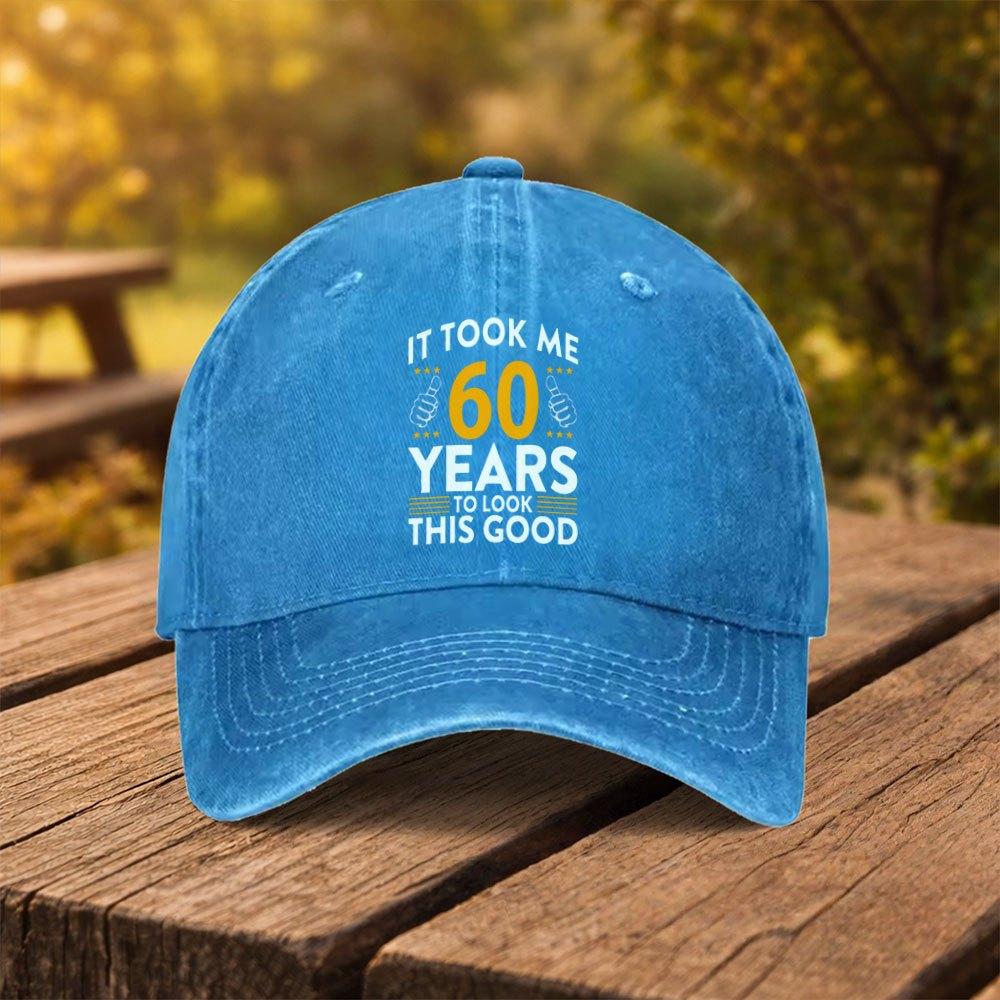Happy th Birthday Printed Baseball Cap Unisex Duckbill Cap for Outdoor Sports Fitness Travel