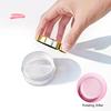 Empty Plastic Loose Powder Jar with Rotating Sifter 5/10/20/30g Cosmetic Makeup Filling Container with Twist Lid
