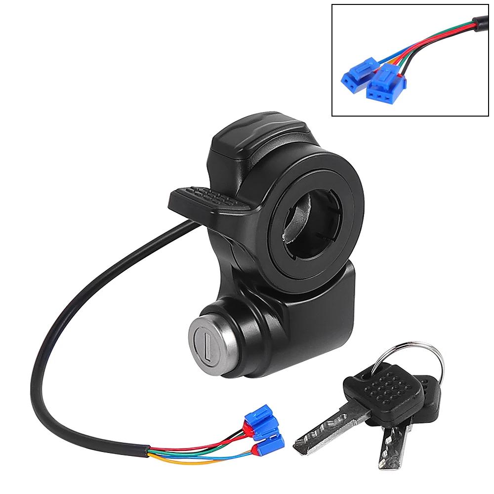Integrated Throttle Switch Lock Ignition Key Lock Acceleration Button Lock For KuKirin A1/G2Max/G2Pro Electric Scooter