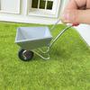 1/12 Dollhouse Simulation Metal Garden Farm Cart Model Dollhouse Furniture Decoration Dolls House Accessories Pretend Play Toys