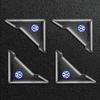 ADMVN1 Car Door Handle Bowl Scratch Transparent Stickers Anti-collision Strip For Volkswagen VW Golf 4 7 MK3 4 7 Touran Polo Passat