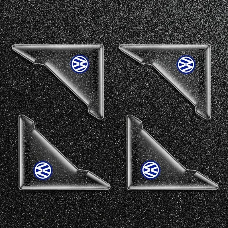 ADMVN1 Car Door Handle Bowl Scratch Transparent Stickers Anti-collision Strip For Volkswagen VW Golf 4 7 MK3 4 7 Touran Polo Passat