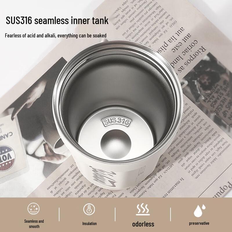 Mongdio 316 Stainless Steel Thermal Coffee Travel Mug