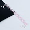 Rosa Kunzit Edelstein Handgefertigt 925 Sterlingsilber Armband, Rosa Kunzit Armband für Ehefrau, Unisex Armband Partykleidung Geschenk