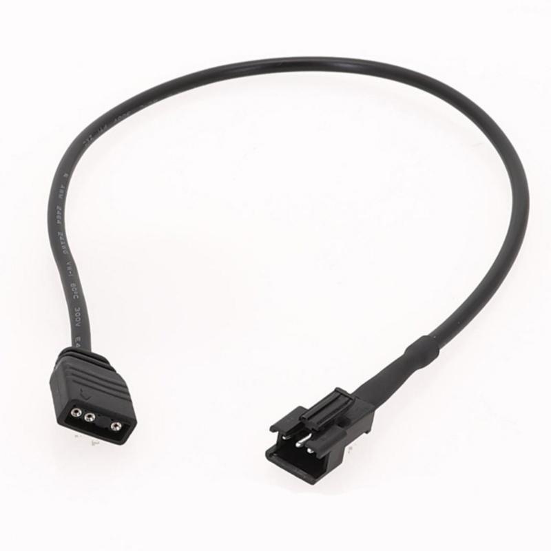 Packung mit 2 ARGB-Anschlusskabeln 5v12v SM3/4Pin auf 3PIN Buchse Adapter ARGB-Verlängerungskabel für DEEPCOOL/Lian Li PC-Gehäuse
