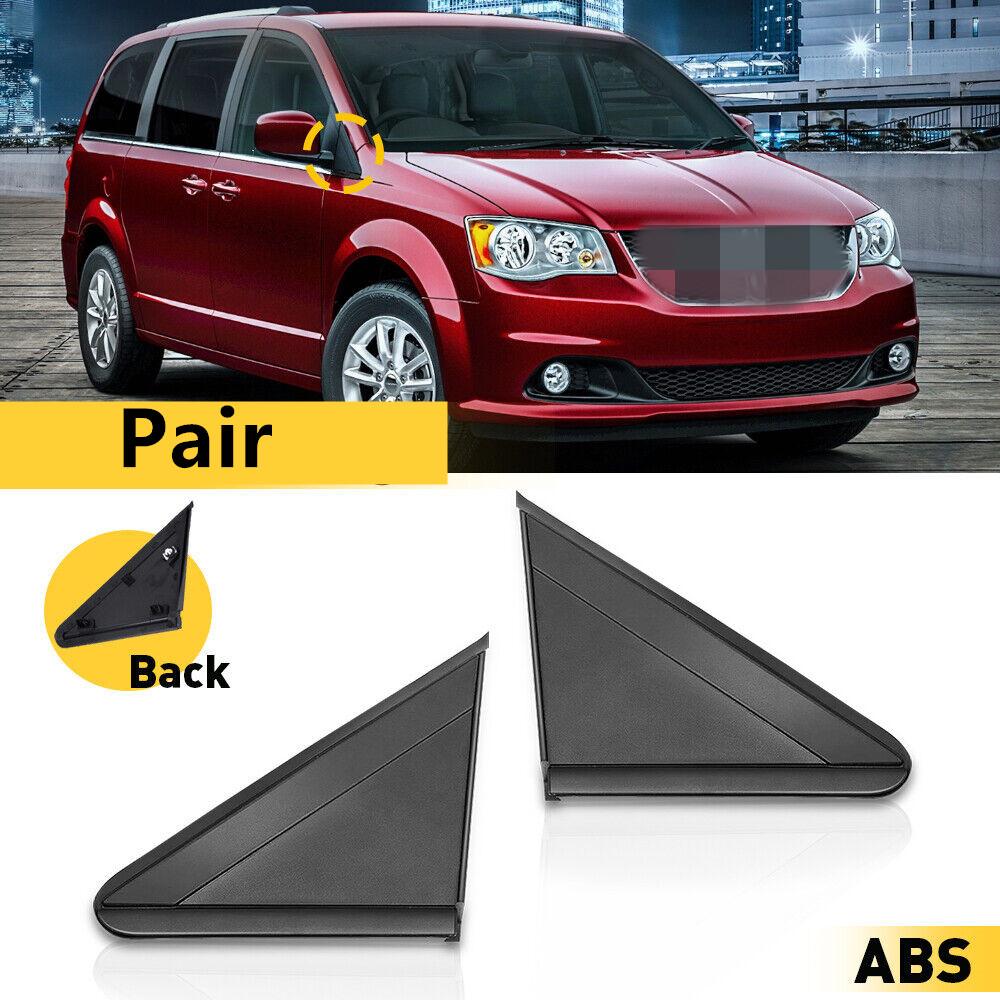 2× Mirror Corner Triangle Molding Fender For Grand Caravan Town & Country 08-20