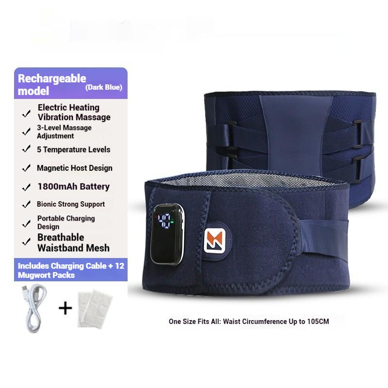 

Self-heating Lumbar Magnet Belt,Thermal Magnetic Therapy Tourmaline Lower Back Waist Support Belt Brace for Pain Relief Sciatica слоновая кость